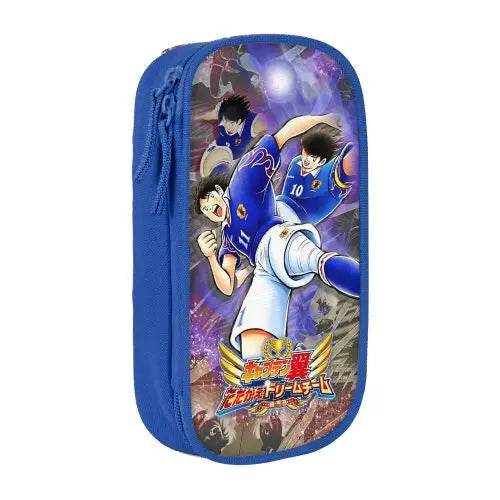 Premium Pencil Case Captain Tsubasa Leather 90s Anime Kids - ToylandEU