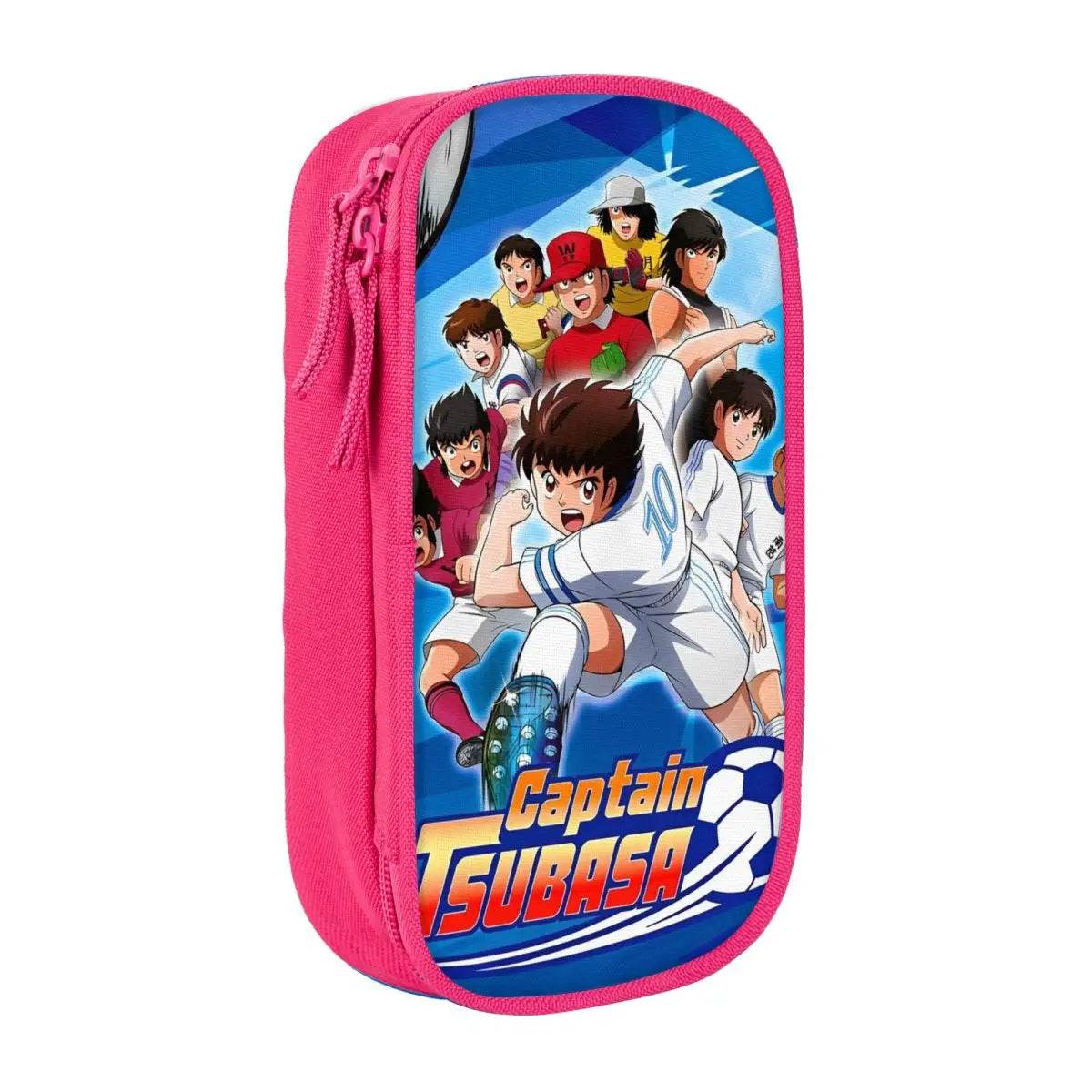 Premium Pencil Case Captain Tsubasa Leather 90s Anime Kids - ToylandEU