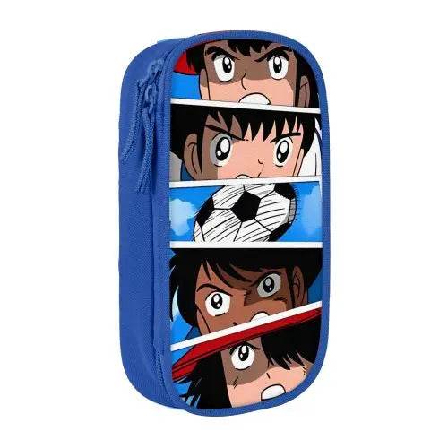 Premium Pencil Case Captain Tsubasa Leather 90s Anime Kids - ToylandEU