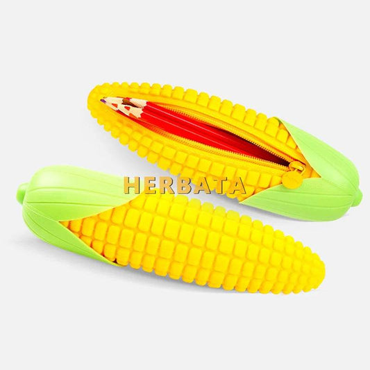 Premium Pencil Case Corn Shaped Silicone For Students - ToylandEU