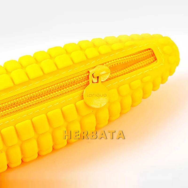 Premium Pencil Case Corn Shaped Silicone For Students - ToylandEU