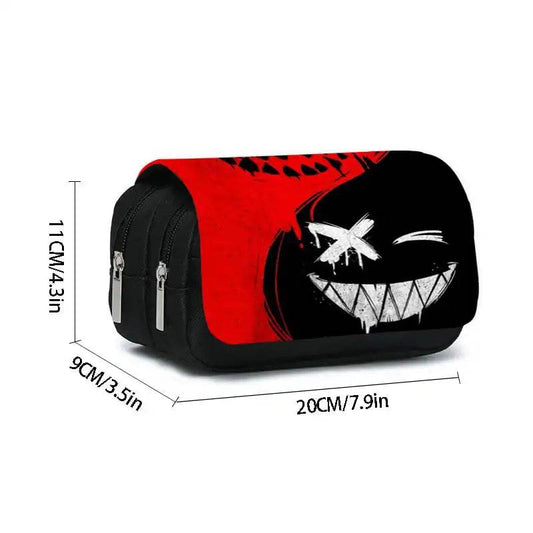 Premium Pencil Case Evil Head Double Flip Cartoon For Kids - ToylandEU