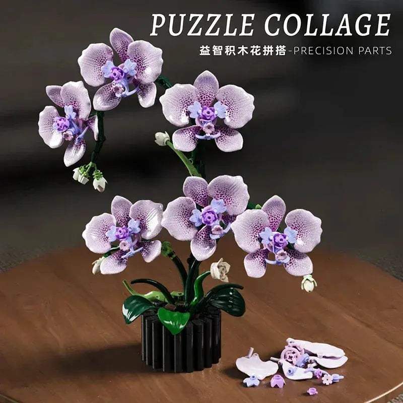  Premium Phalaenopsis Orchid Block Set 619pcs Toyland EU -  ToylandEU™
