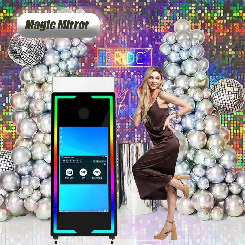 Premium Photo Booth Selfie Mirror With RGB Lighting - ToylandEU
