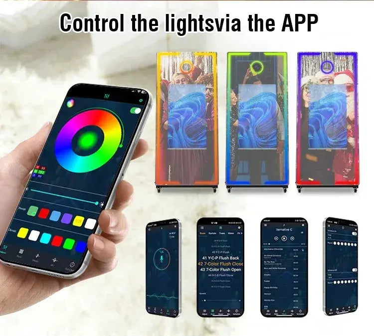 Premium Photo Booth Selfie Mirror With RGB Lighting - ToylandEU