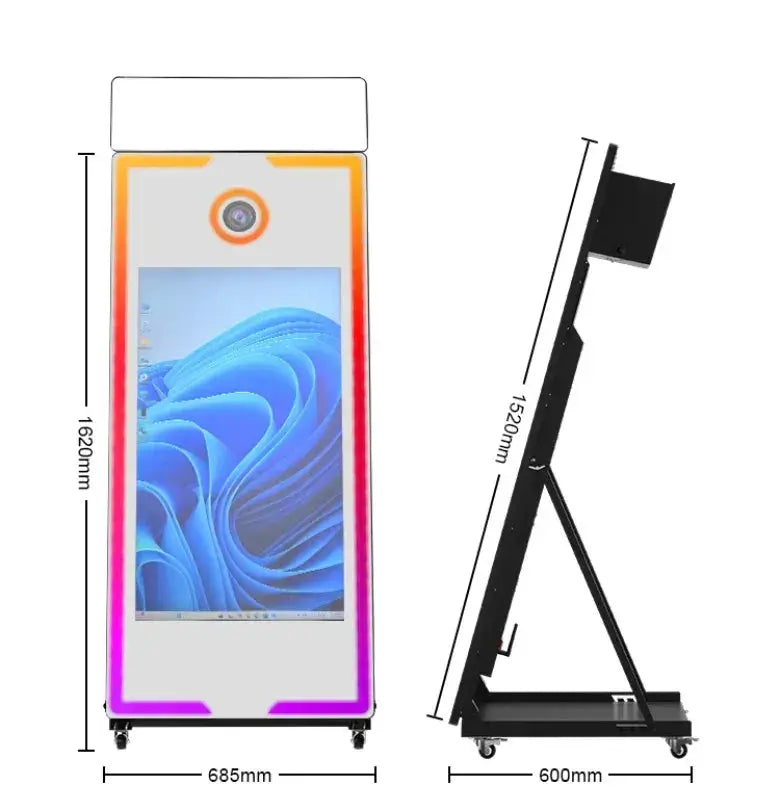 Premium Photo Booth Selfie Mirror With RGB Lighting - ToylandEU