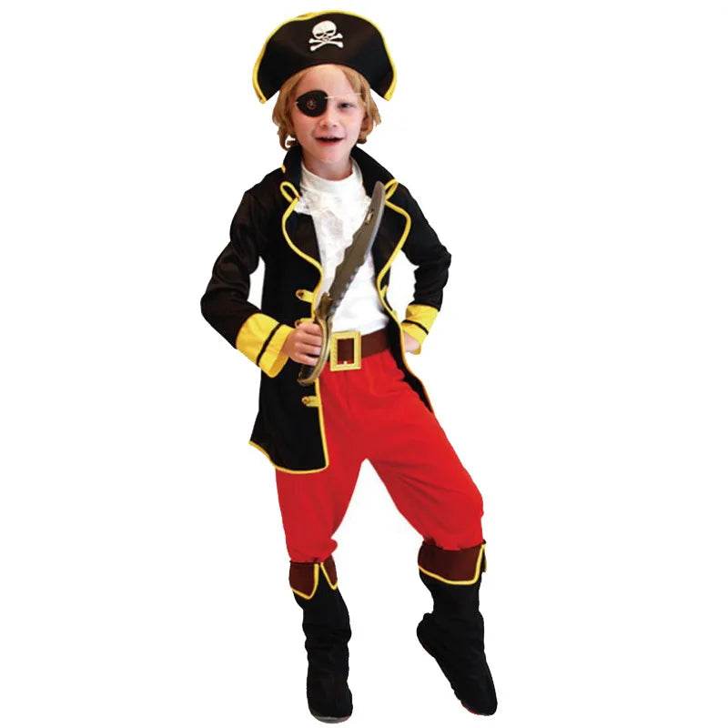 Premium Pirate Costume Set For Boys With Headgear Included - ToylandEU