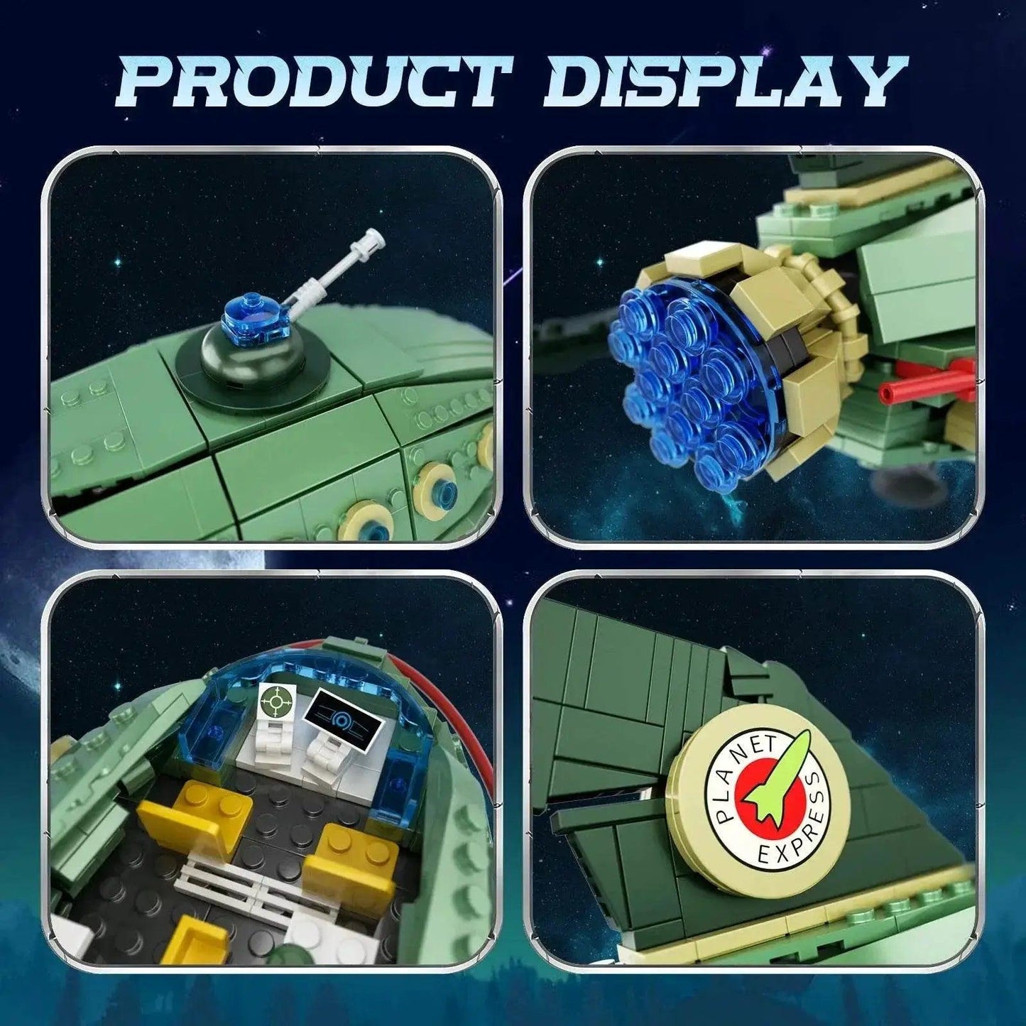  Premium Planet Express Ship 928 Building Kit Toyland EU -  ToylandEU™