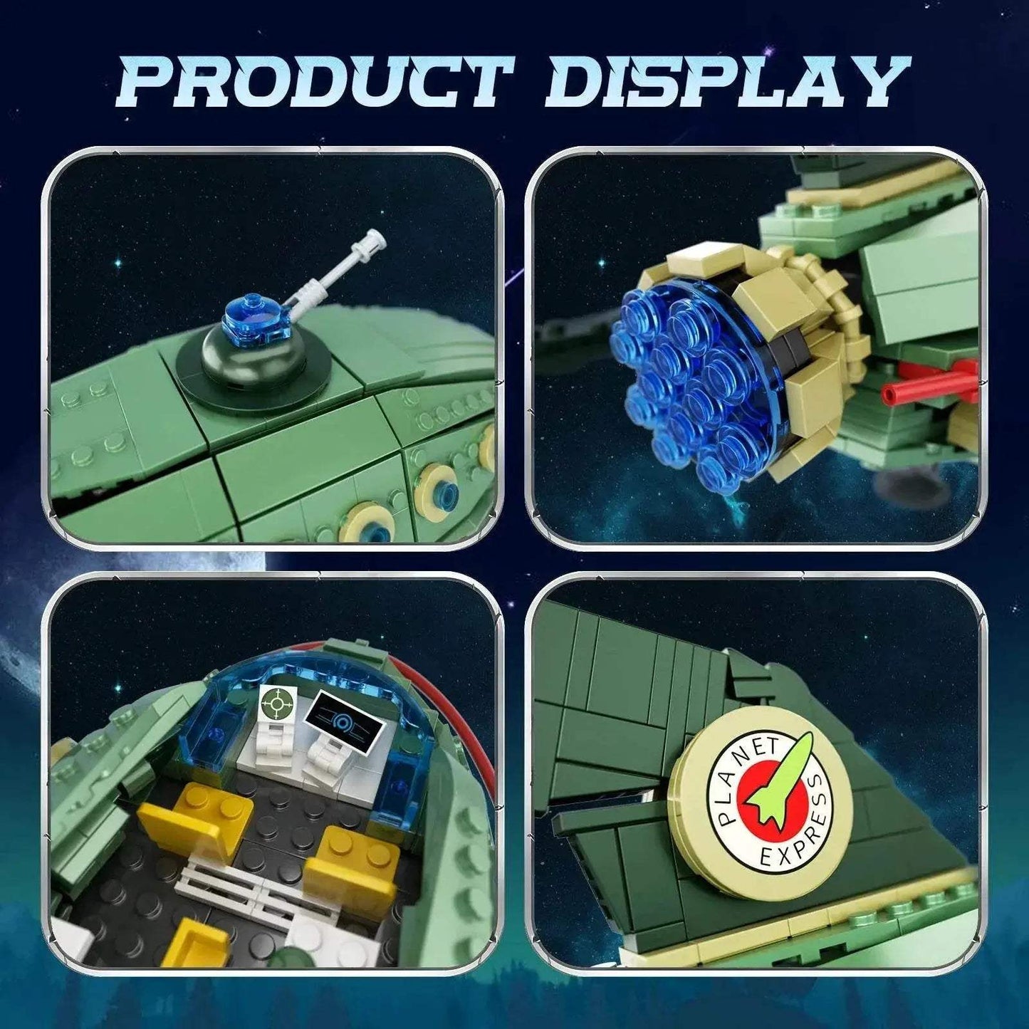  Premium Planet Express Ship 928 Building Kit Toyland EU -  ToylandEU™