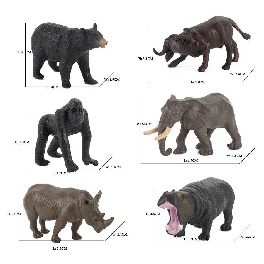 Premium Plastic Animal Figurines Ocean Life For Kids - ToylandEU