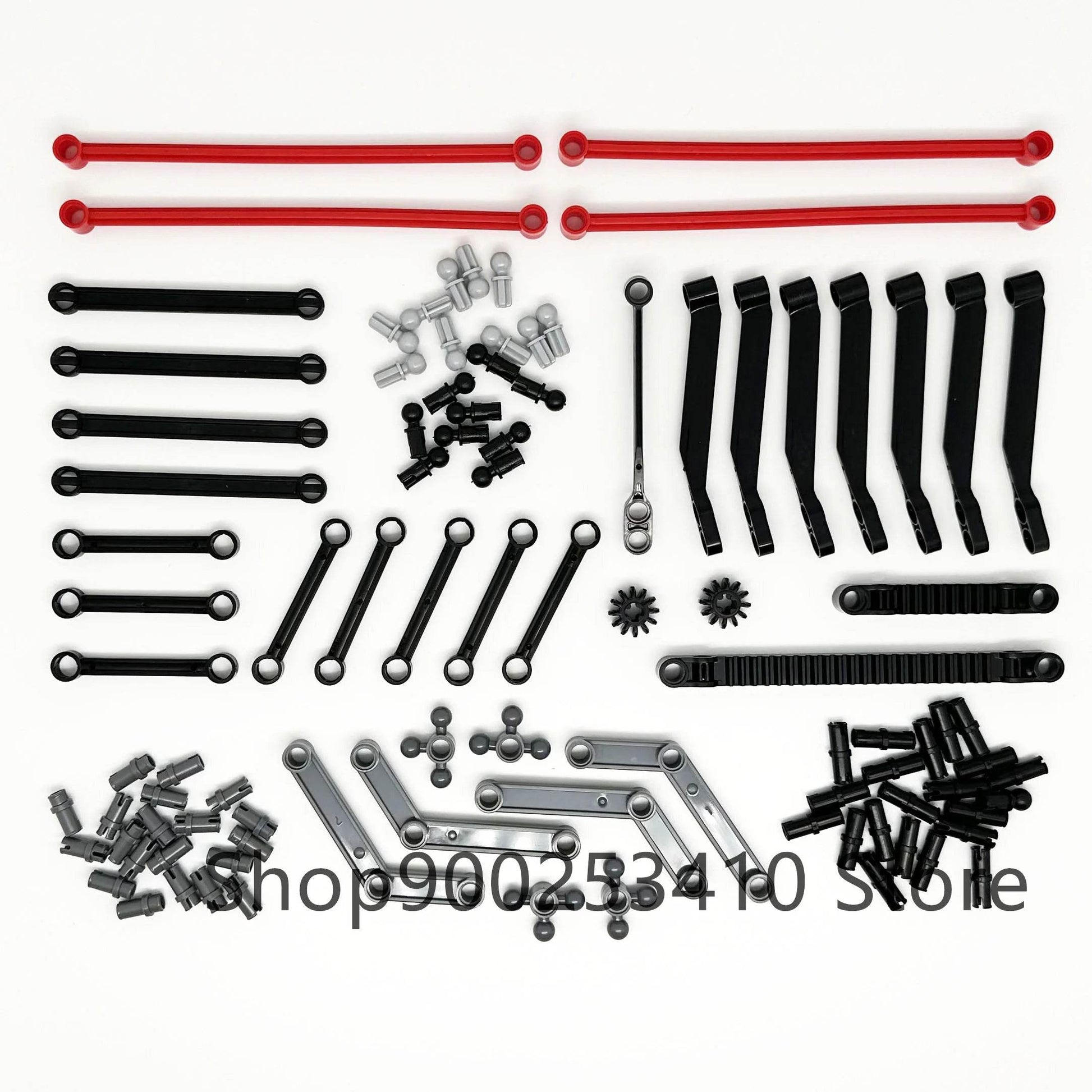 Premium Plastic Building Blocks Car Gear Liftarm Set DIY - ToylandEU