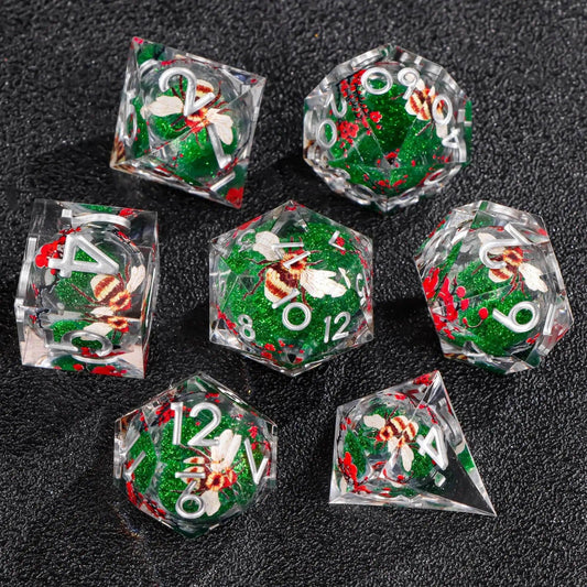  Premium Plum Blossom Polyhedral Dice Set for Dungeons and Dragons -  ToylandEU™