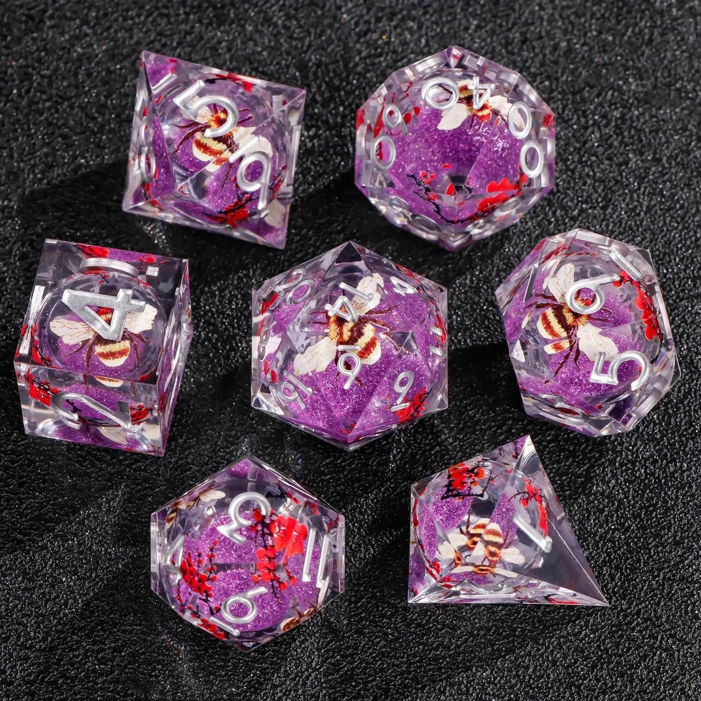  Premium Plum Blossom Polyhedral Dice Set for Dungeons and Dragons -  ToylandEU™