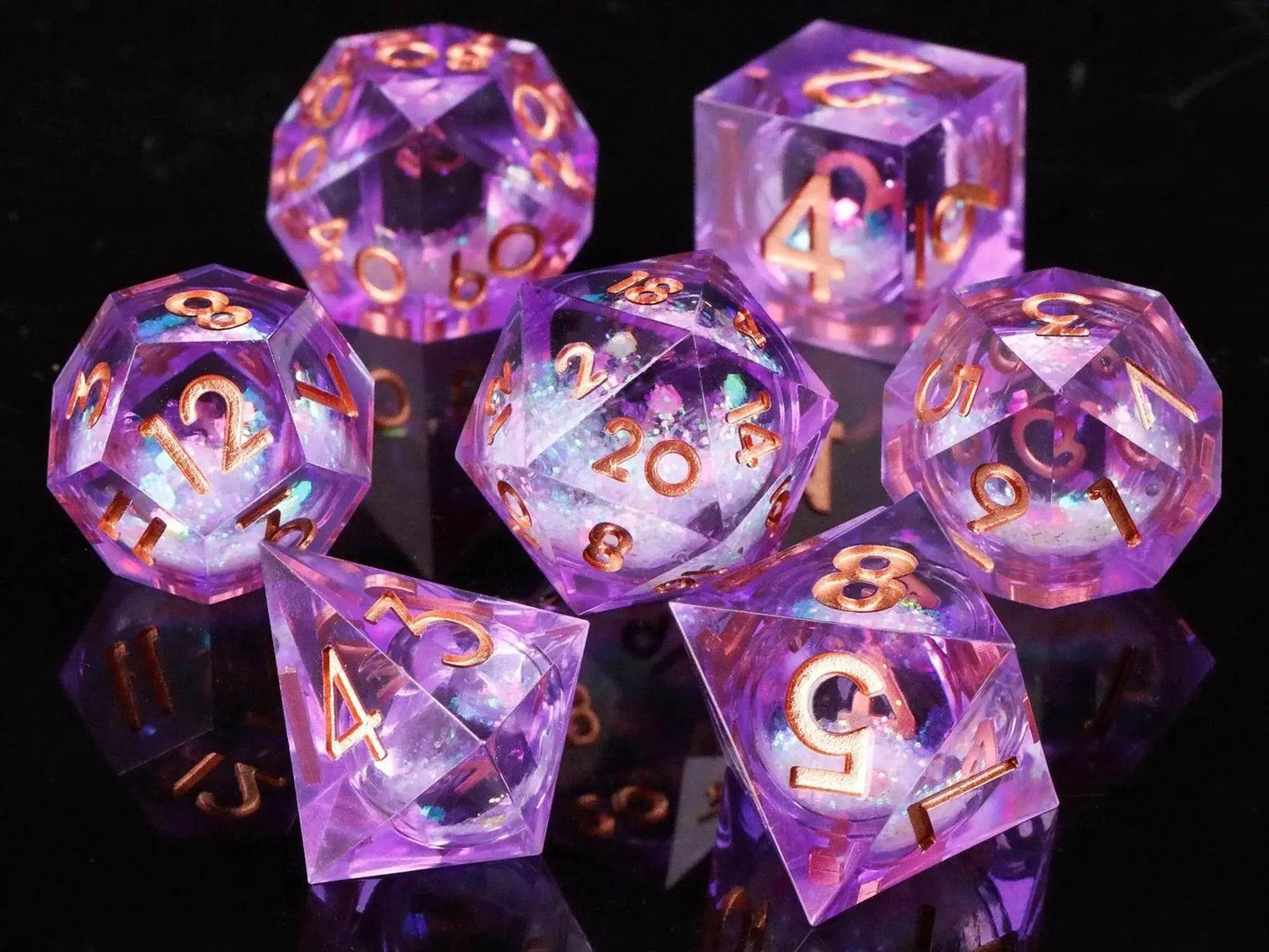  Premium Plum Blossom Polyhedral Dice Set for Dungeons and Dragons -  ToylandEU™