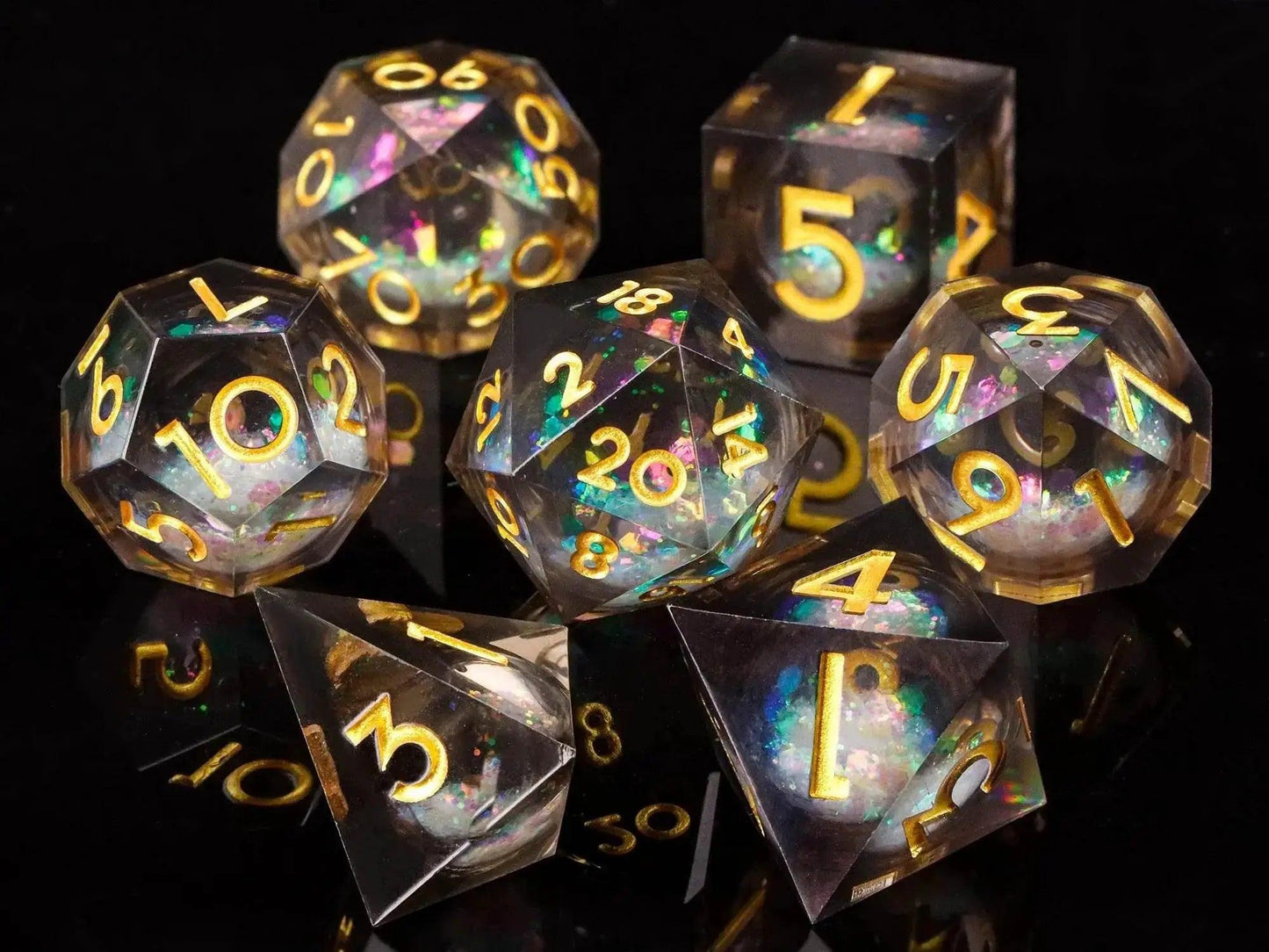  Premium Plum Blossom Polyhedral Dice Set for Dungeons and Dragons -  ToylandEU™