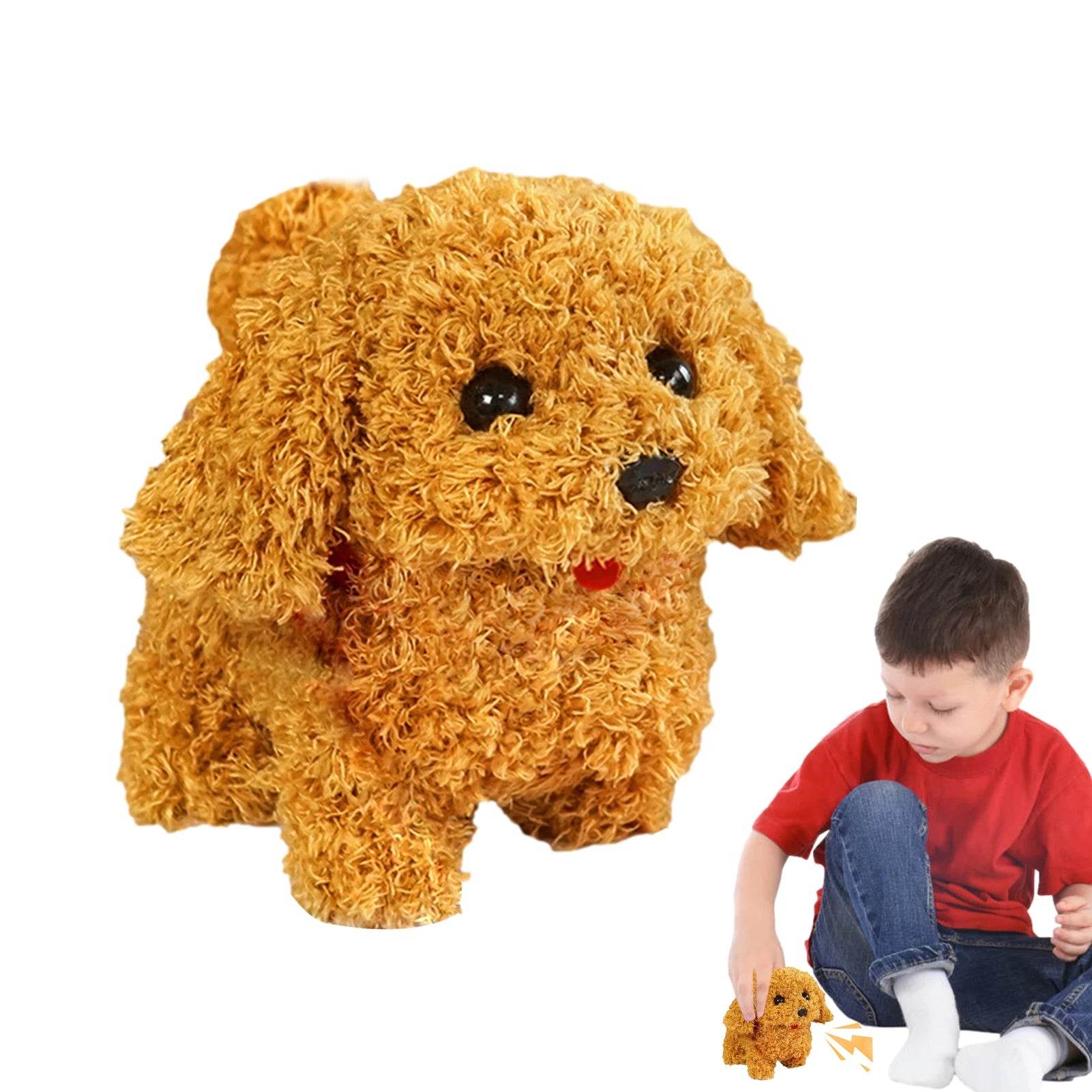 Premium Plush Pet Toy Barking Dog Battery Operated For Kids - ToylandEU