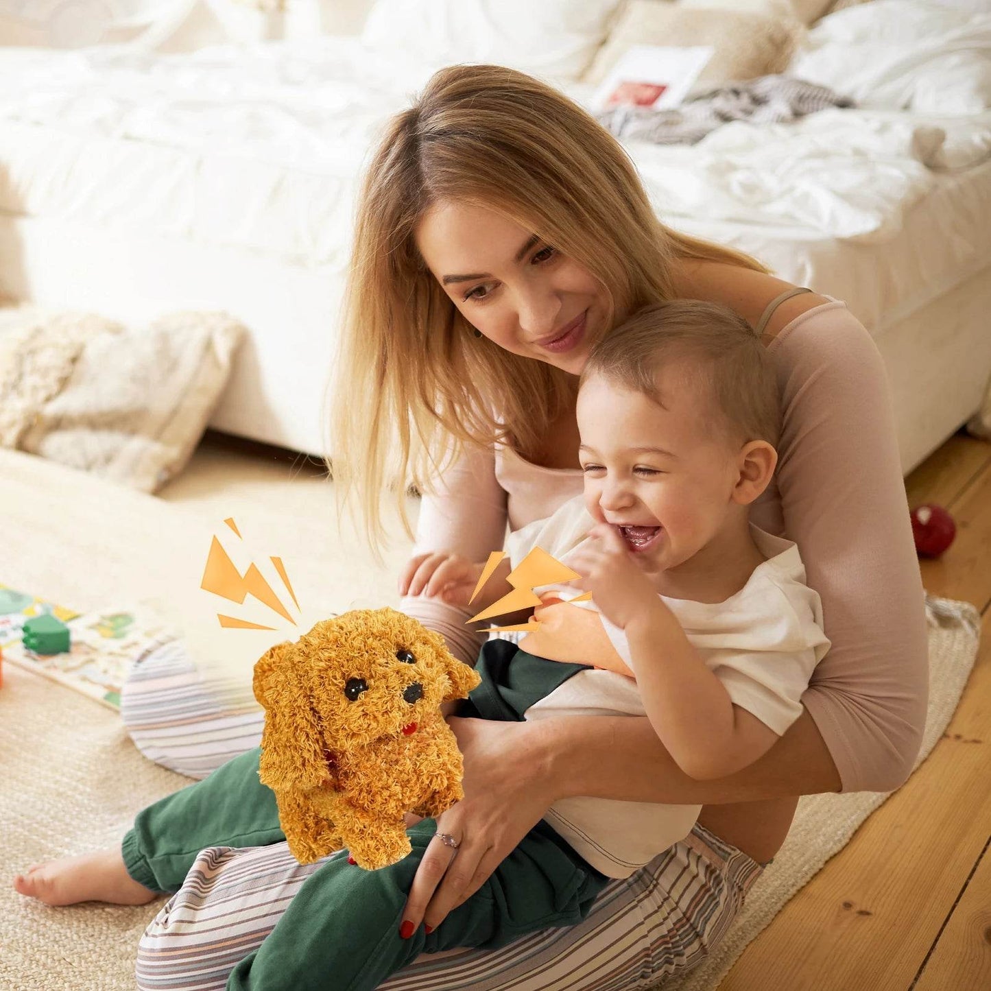 Premium Plush Pet Toy Barking Dog Battery Operated For Kids - ToylandEU