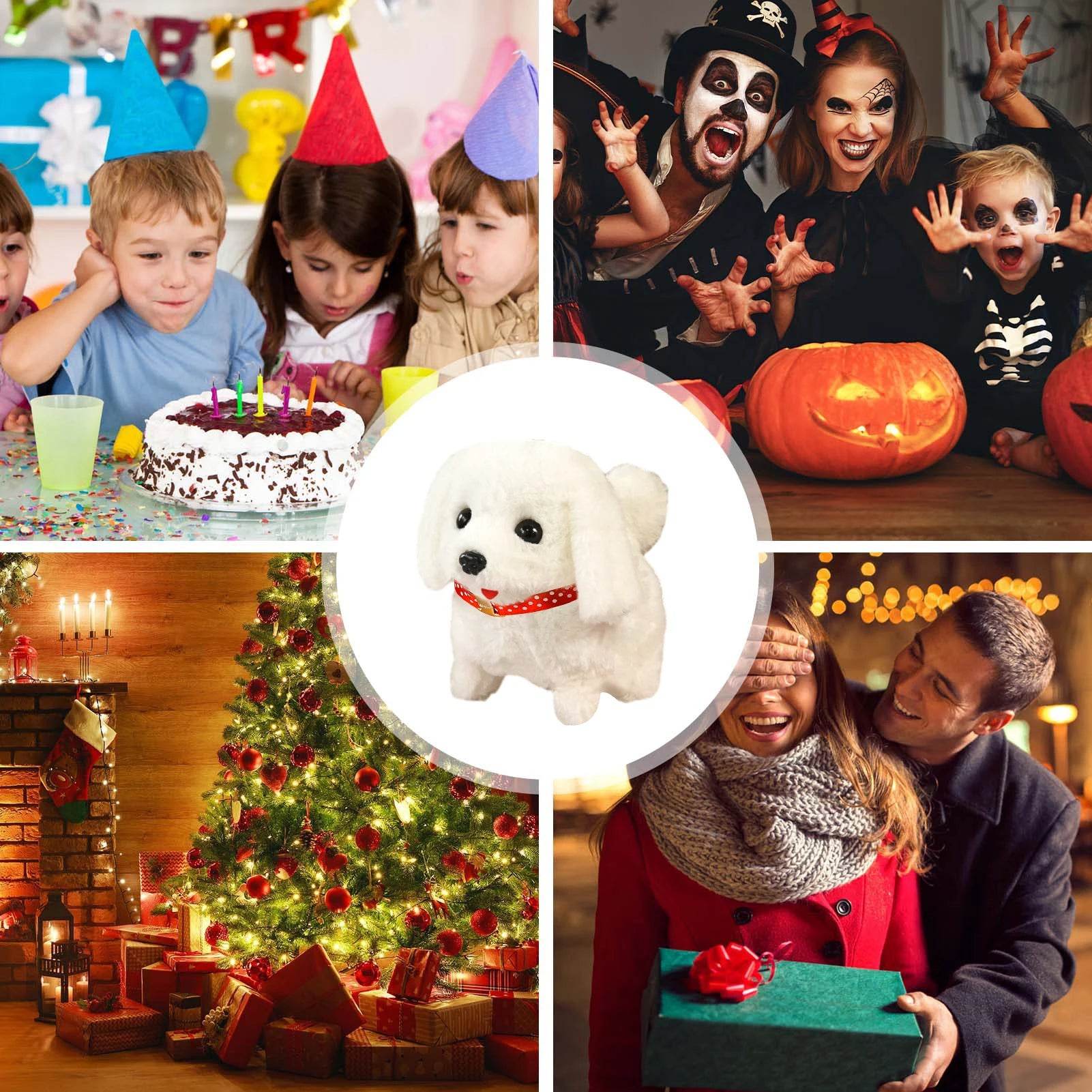 Premium Plush Pet Toy Barking Dog Battery Operated For Kids - ToylandEU