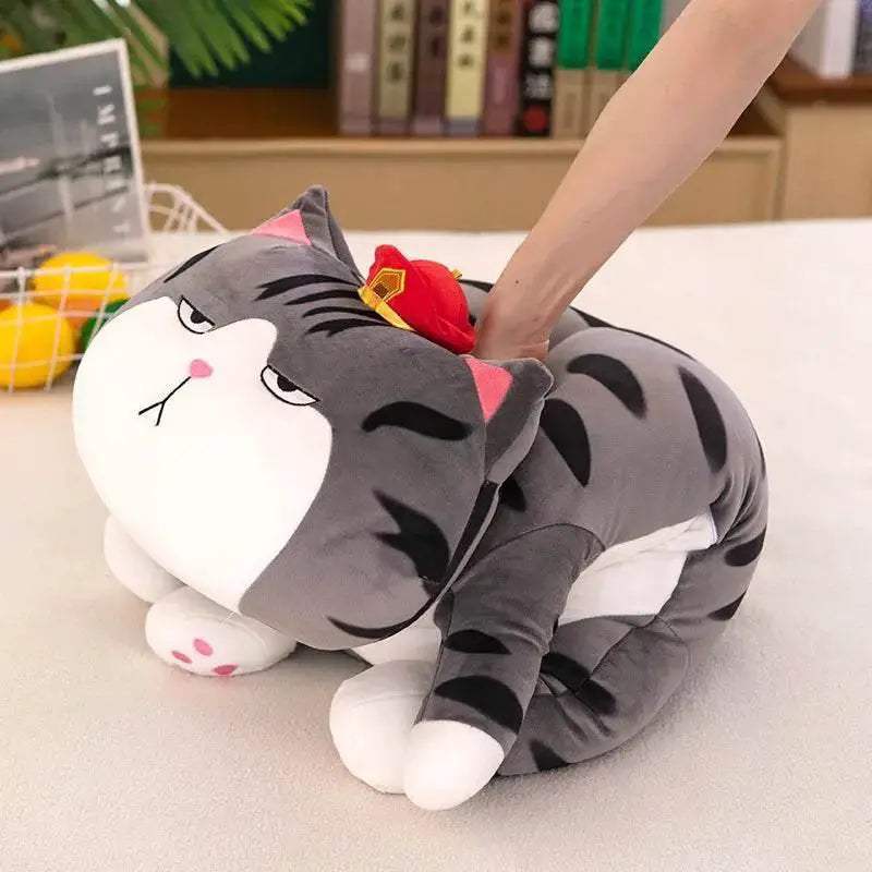 Premium Plush Pillow Emperor Cat Long Pillow For Room Decor - ToylandEU