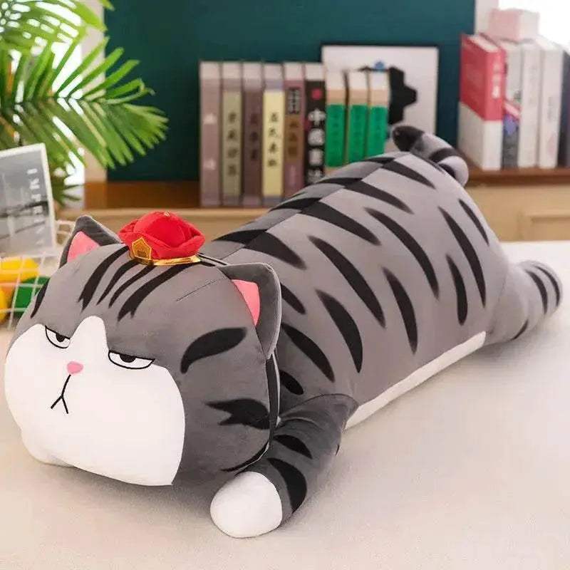 Premium Plush Pillow Emperor Cat Long Pillow For Room Decor - ToylandEU