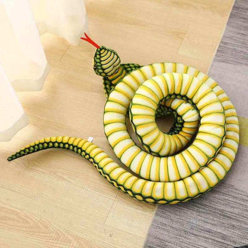 Premium Plush Snake Toy Realistic Cobra For Kids Decor - ToylandEU