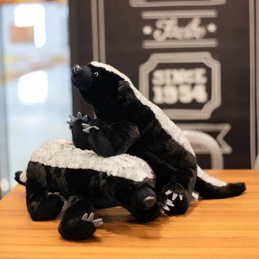 Premium Plush Toy Realistic Honey Badger Lifelike For Kids - ToylandEU