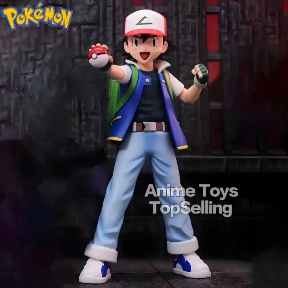 Premium Pokemon Figure Ash Ketchum PVC Collectible Gift - ToylandEU