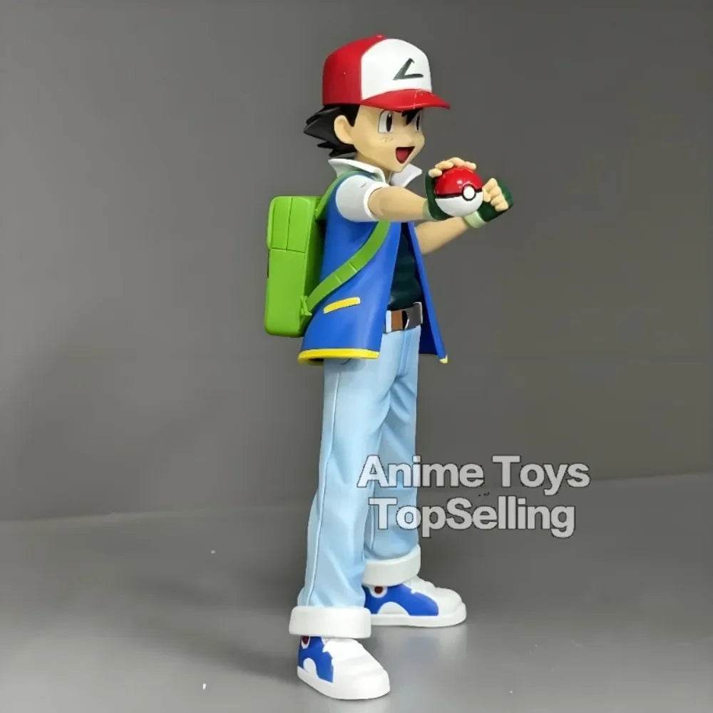 Premium Pokemon Figure Ash Ketchum PVC Collectible Gift - ToylandEU