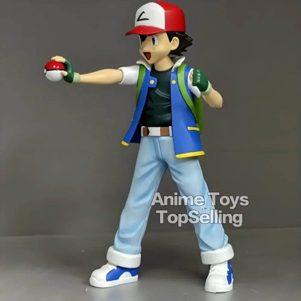 Premium Pokemon Figure Ash Ketchum PVC Collectible Gift - ToylandEU