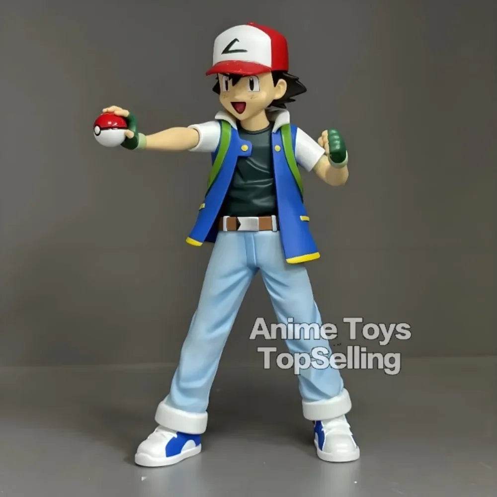 Premium Pokemon Figure Ash Ketchum PVC Collectible Gift - ToylandEU