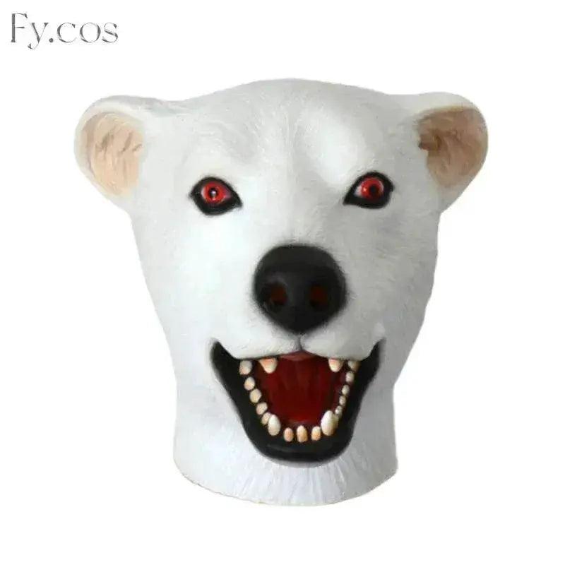  Premium Polar Bear Mask 2 Full Face Latex Toyland EU -  ToylandEU™