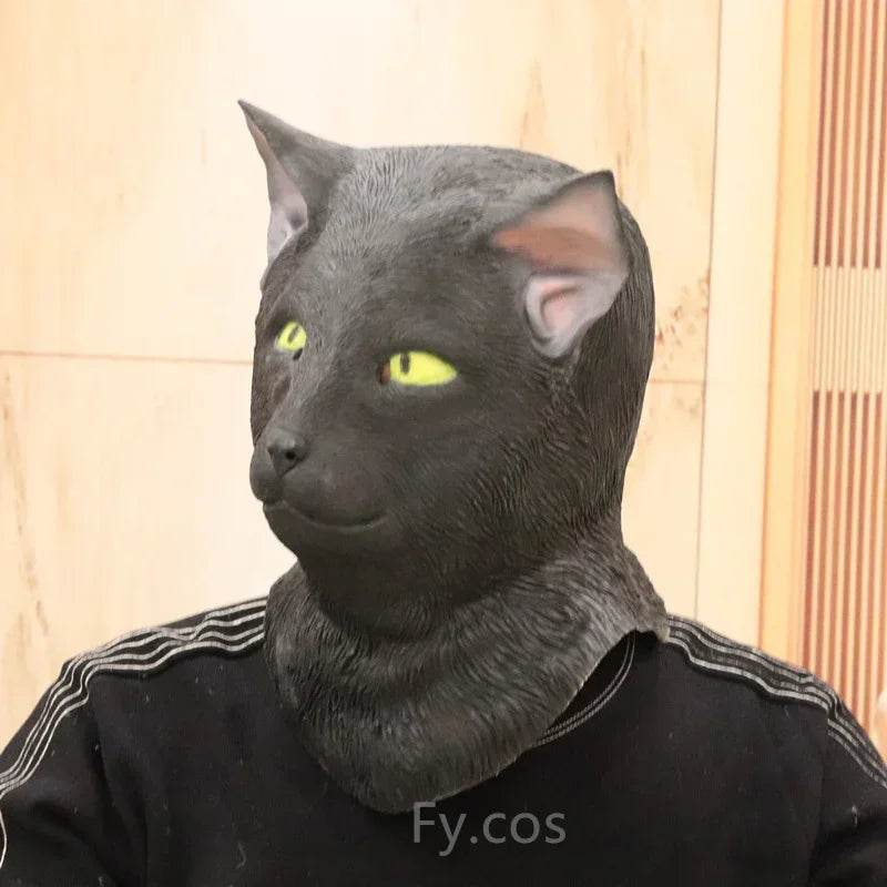 Premium Polar Bear Mask Full Face Latex Cosplay Adults - ToylandEU