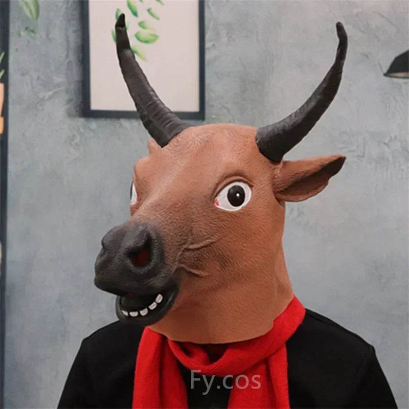 Premium Polar Bear Mask Full Face Latex Cosplay Adults - ToylandEU