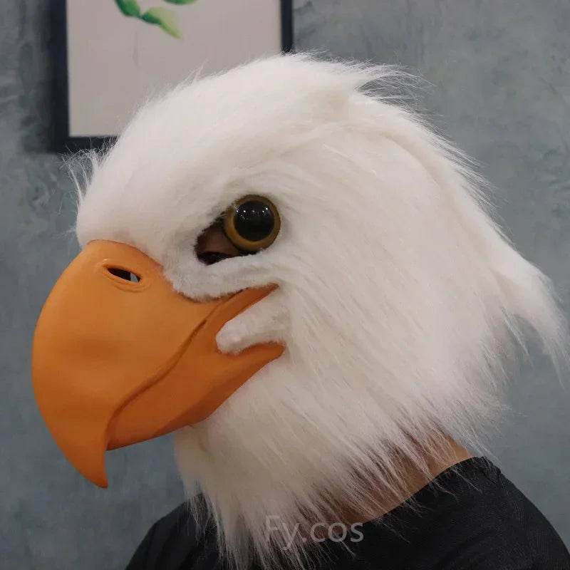 Premium Polar Bear Mask Full Face Latex Cosplay Adults - ToylandEU