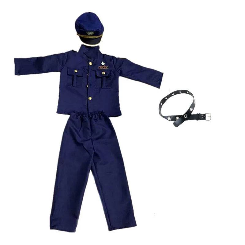 Premium Police Costume Kit For Kids Walkie Talkie Handcuffs - ToylandEU