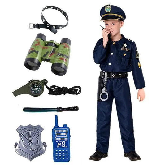  Premium Police Costume Kit Walkie Talkie Toyland EU -  ToylandEU™