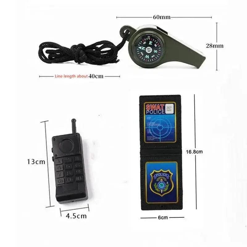  Premium Police Costume Kit Walkie Talkie Toyland EU -  ToylandEU™