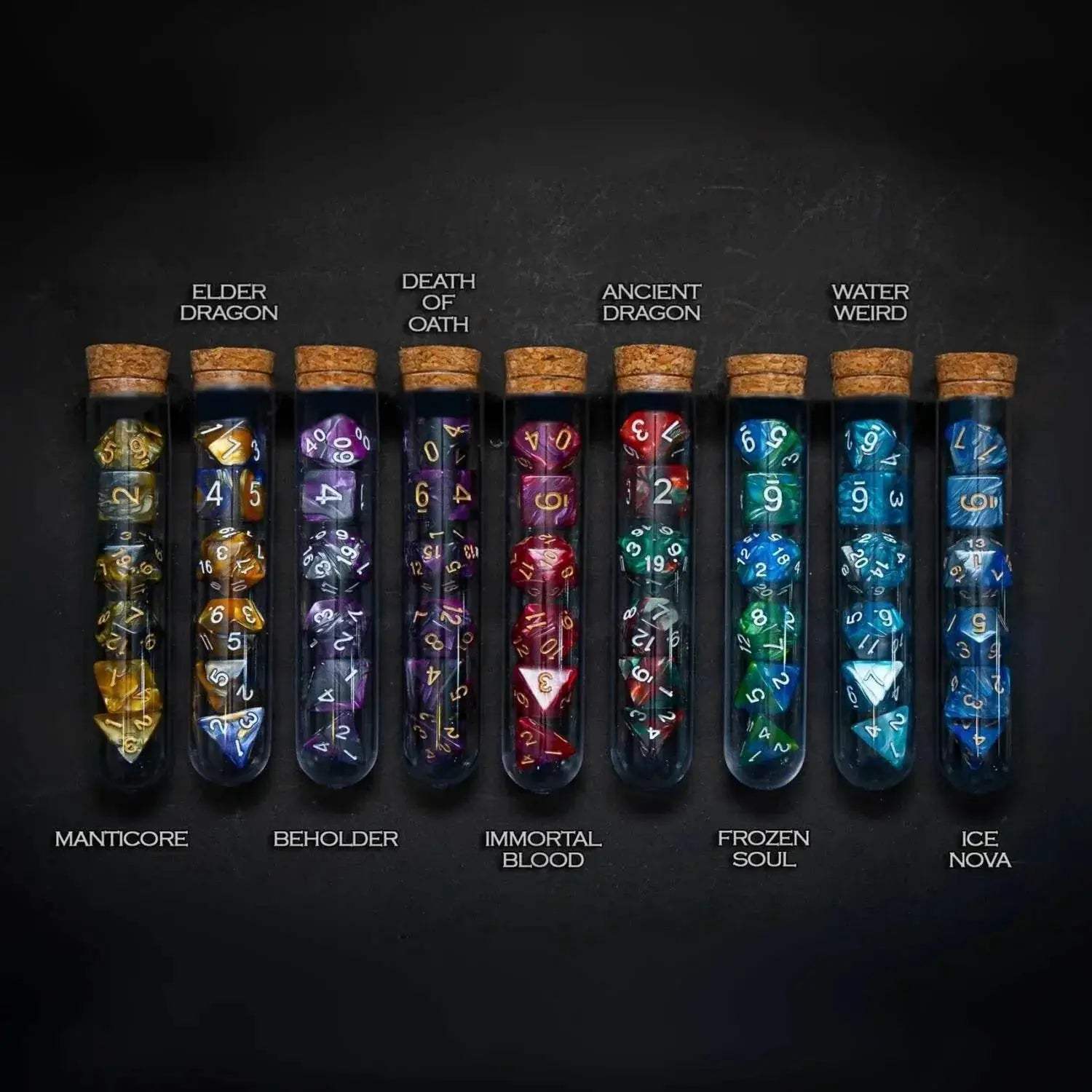Premium Polyhedral Dice Set With Mythology Inspired Design For Dungeons and Dragons Enthusiasts - ToylandEU
