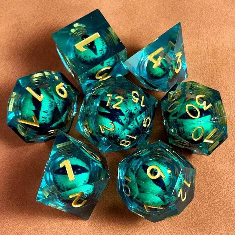  Premium Polyhedral Dice Set with Cosmic Eyes for RPG Fans -  ToylandEU™