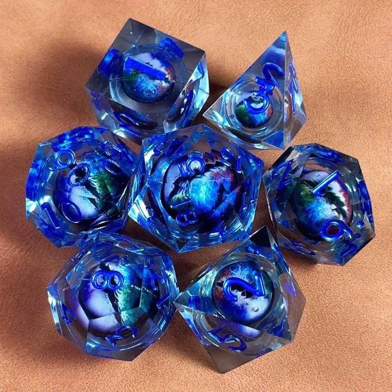 Premium Polyhedral Dice Set with Cosmic Eyes for RPG Fans -  ToylandEU™