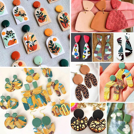 Premium Polymer Clay Molds Kit 18 Shapes for Earrings - ToylandEU