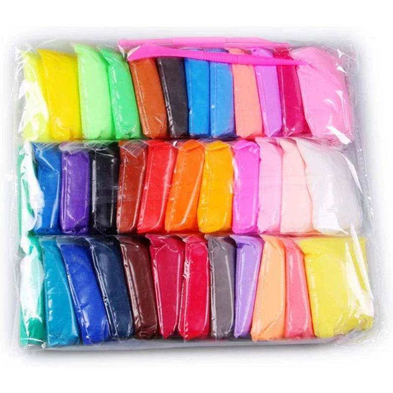 Premium Polymer Light Clay Set 36 Colors For Kids Craft - ToylandEU