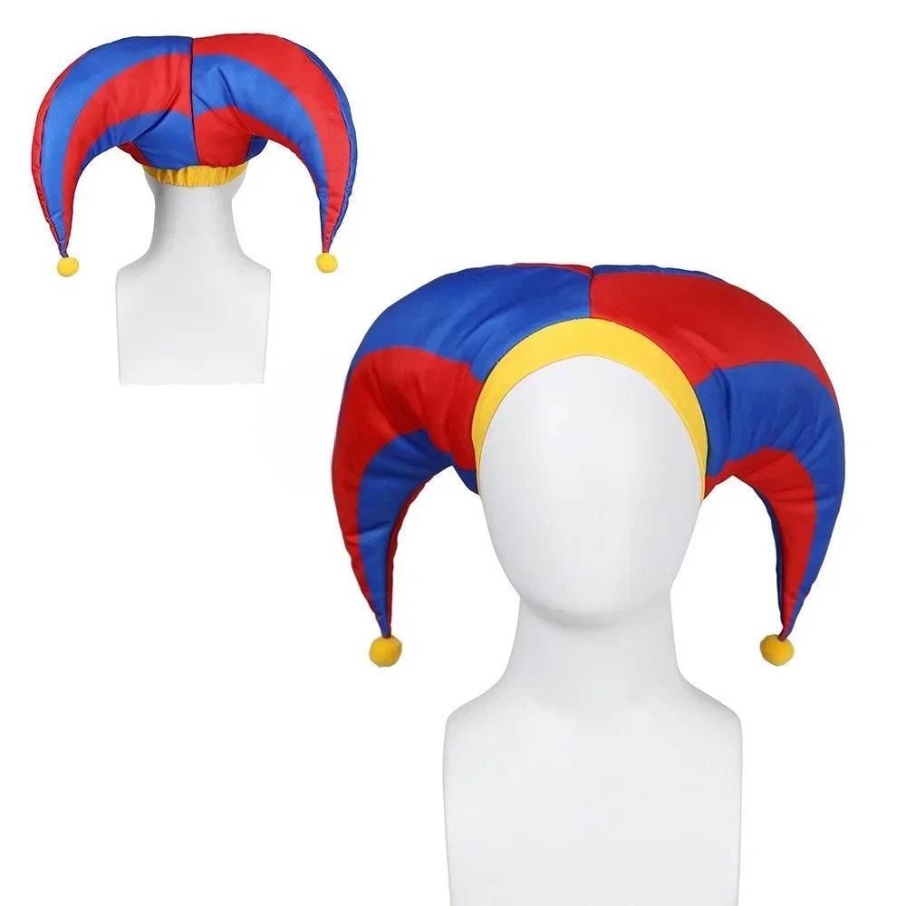 Premium Pomni Circus Cosplay Costume Hat Gloves Kids - ToylandEU