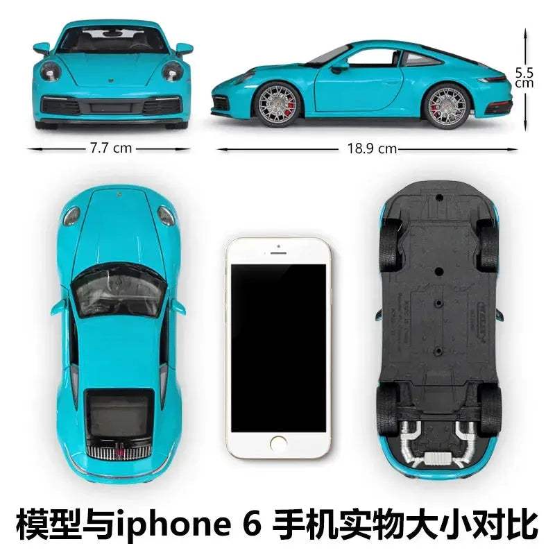Premium Porsche 911 Diecast 1 24 Scale Alloy Model Car - ToylandEU