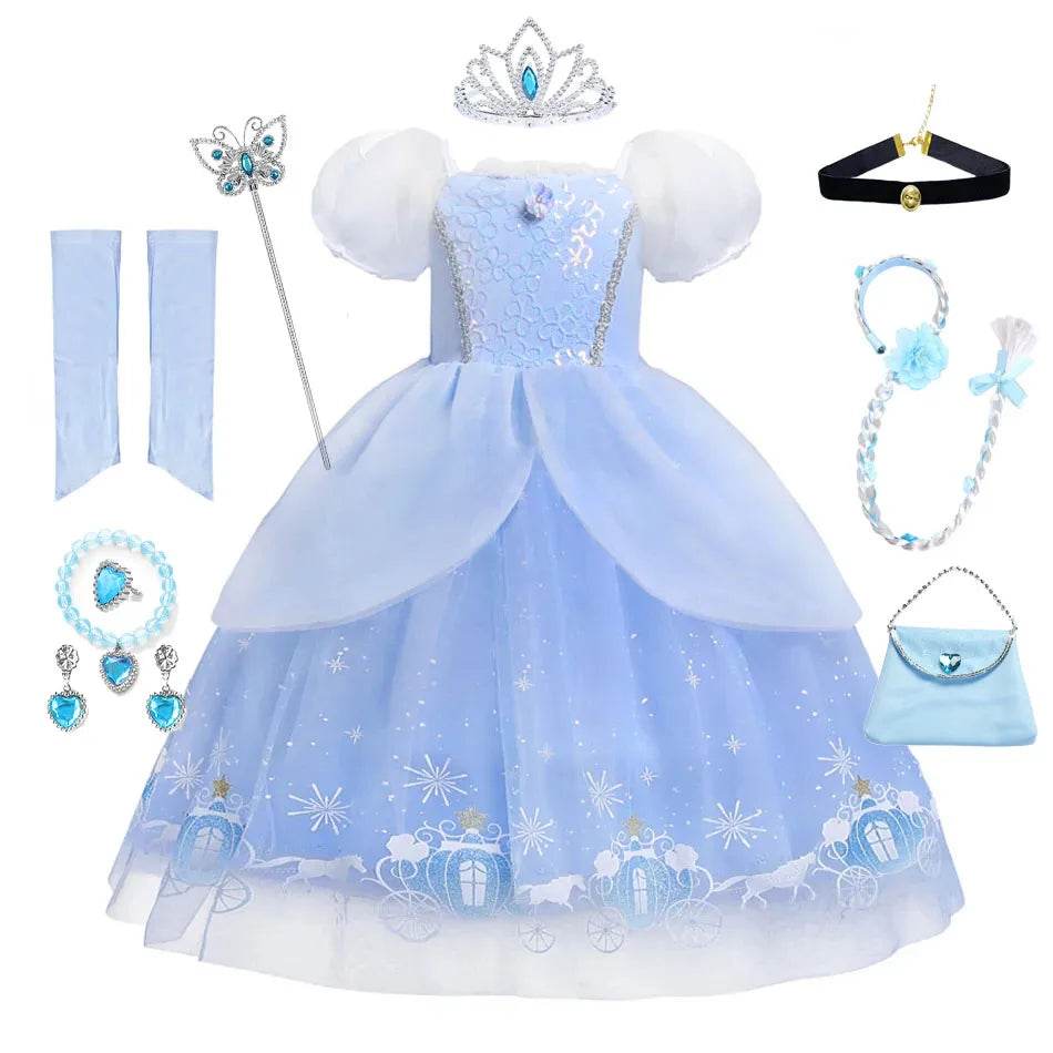 Premium Princess Dress Sequin Tutu For Girls Birthday Gift - ToylandEU