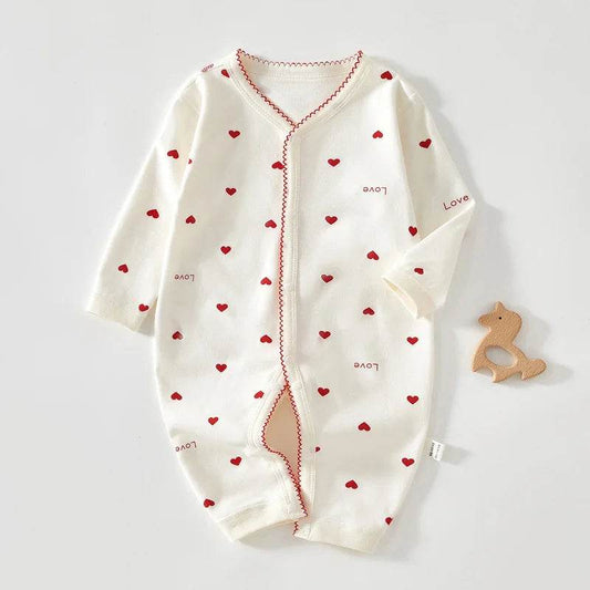 Premium Printed Cotton Baby Romper With Long Sleeve Bodysuit For Infants 0 To 24 Months - ToylandEU