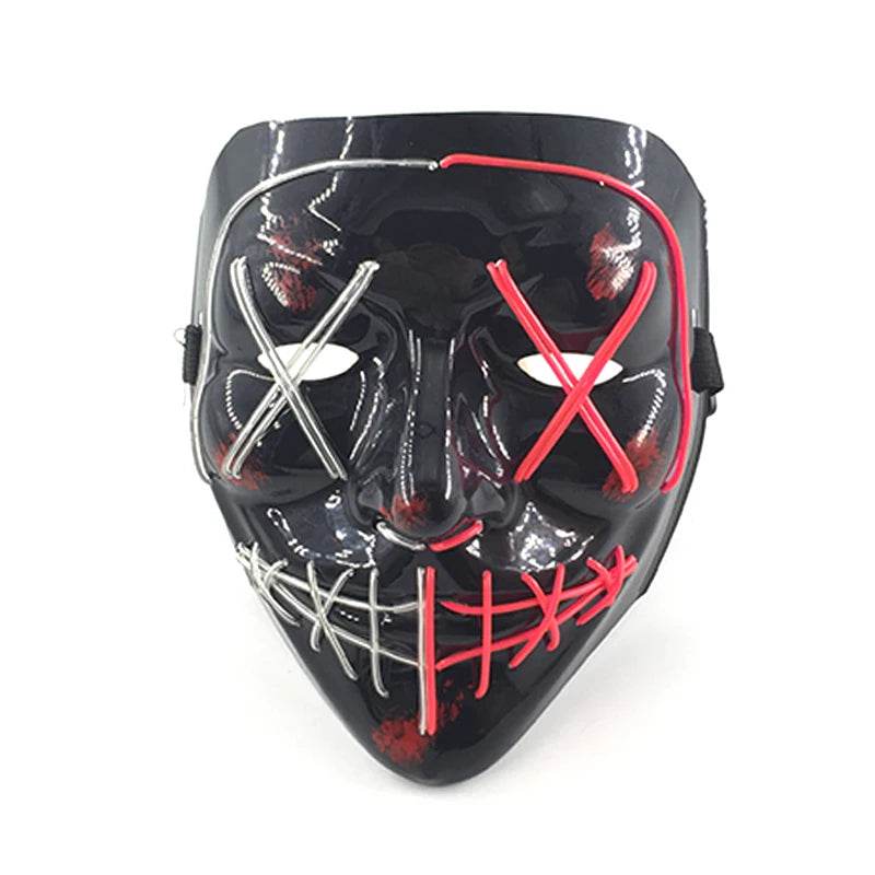 Premium Purge Mask Glowing Scary Face For Halloween Cosplay - ToylandEU