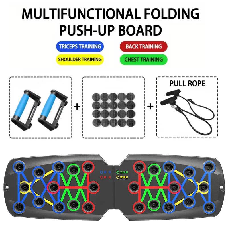 Premium Push Up Board Multicolor Portable Home Gym For Men - ToylandEU