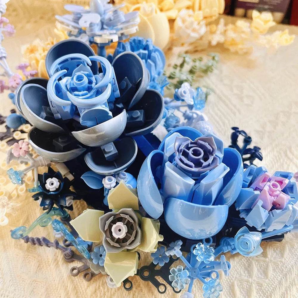 Premium Quality Building Block Set Lego Compatible Moon Flower Theme 934 Pieces For Kids Ages 6 And Up Gift - ToylandEU