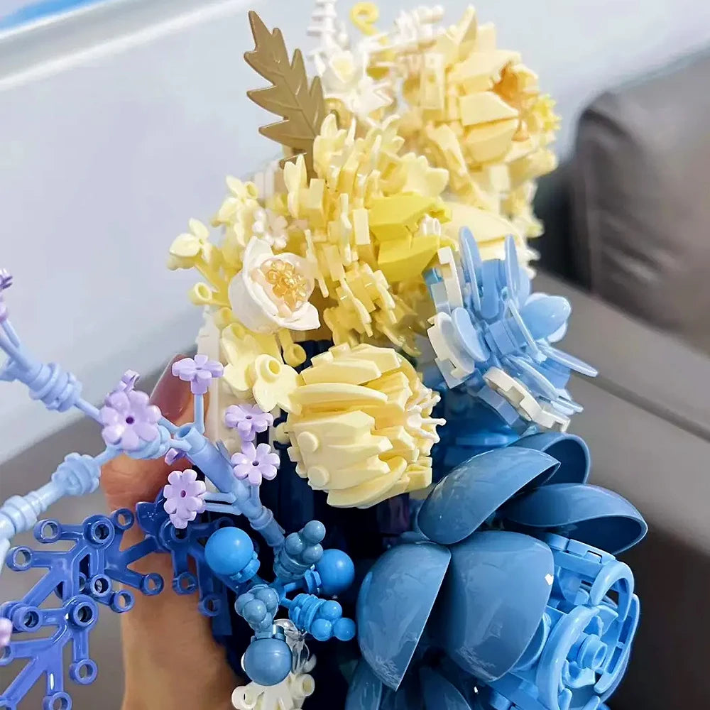 Premium Quality Building Block Set Lego Compatible Moon Flower Theme 934 Pieces For Kids Ages 6 And Up Gift - ToylandEU